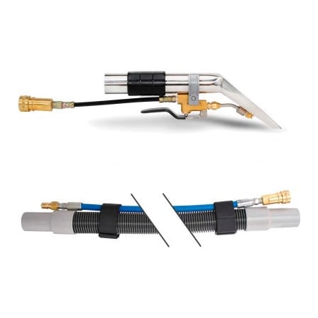 Edic 1039-9502FB Detailing and Upholstery Cleaning Tool W/ Stainless Steel Head & 8 Hose Assembly 839ACK